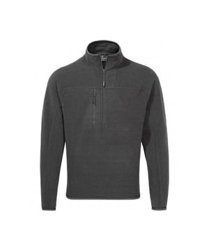 Material: 100% Polyester. Stoff: Microfleece, Soft Touch. 220gsm. Design: Strukturiert. Stoff-Technologie: Atmungsaktiv, Elastisch. Mit Fleece gefüttert, UV-Schutz. Saum: Gerippt. Ärmel-Typ: Langärmelig. Manschette: Gerippt. Ausschnitt: Stehkragen. Taschen: 1 Brusttasche, Reißverschluss. Verschluss: Halber Reißverschluss, Pull Over. Nachhaltigkeit: Hergestellt aus recycelten Materialien.
