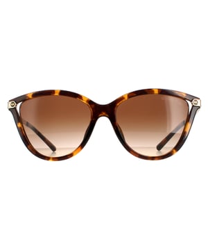 Michael Kors Cat Eye Womens Dark Tortoise Brown Gradient MK2139U MK2139U sind ein stilvolles Cat-Eye-Modell aus leichtem Acetat. Das Michael Kors-Logo auf den schlanken Bügeln sorgt für Markenauthentizität.