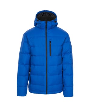 Material: (Obermaterial) - 100% Polyamid mit PU-Beschichtung, (Futter) - 100% Polyester, (Füllung) - 50% Daunen 50% Federn. Verstellbare, abzippbare Kapuze. Wasserabweisender Frontreißverschluss. 3 wasserabweisende Reißverschlusstaschen. Kordelzug am Saum. Gestrickte Innenbündchen. Audiokanal an der inneren Reißverschlusstasche. Innere Netztasche.  Brustumfang (ca.): S - 89-94cm, M - 96.5-101.5cm, L - 104-109cm, XL -111.5-117cm, XXL -117-122cm, 3XL -122-127cm.