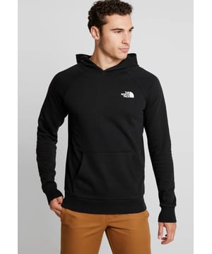 The North Face Raglan Red Box - stylisches Sweatshirt mit Raglanärmeln. - - . Stylisches Sweatshirt mit Raglan-Ärmeln. - - . Flexible Rippenbündchen an den Ärmeln und der Taille. - - . Geräumige Kängurutasche auf der Vorderseite. - - . Druck mit Logo auf der Brust, großer Druck auf dem Rücken und Aufnäher mit Logo am unteren Rand.