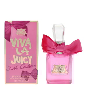 Viva La Juicy Pink Couture by Juicy Couture was launched in 2020. This Floral Fruity  fragrance for women has Top notes of Cassis Water Lily and  Watermelon and having Frangipani Jasmine and Strawberry at its heart. With Base notes of Driftwood Praline Sandalwood and Vanilla.