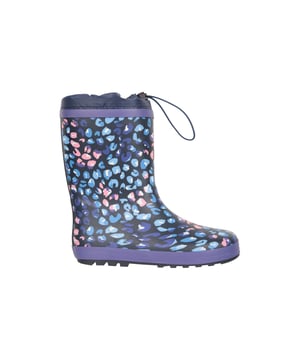 Gewebetechnik: langlebig, Wasserfest. Marke: Mountain Warehouse. Obermaterial: Synthetischer Stoff. Zum Anschlüpfen, Knebel. Laufsohle: Gummi, Synthetischer Stoff. Absatz: Flach. Wadenhoch. Design: Leo-Muster. Zehenstil: Rund. Futterstoff: Fleece, Weich, Stoff.
