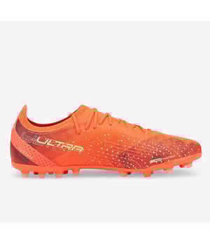 Puma Ultra Ultimate MG Lace-Up Orange Synthetic Mens Football Boots 106897_03
