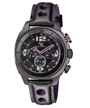 Giulio romano: reloj negro pescara para hombre