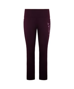 Ariat Cold Series Thermal Full Seat Grip Insulated Burgundy Womens Riding Tight 10032659