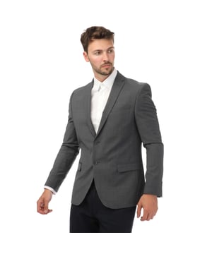 Men's Ted Baker Formal Suit Jacket.- Slim fit.- Single breasted.- Notched lapel.- Flap side pockets.- Two-button fastening.- Two vents.- Shell: 88% Wool, 8% Polyester, 4% Elastane. Lining: 100% polyester. Ref: TB022JS.