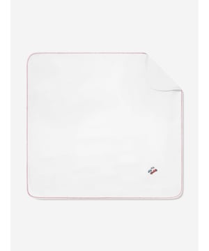 Introducing Baby Boys Grand Prix Receiving Blanket by magnolia ‚Äî a sublime addition to your Baby, Baby_Boy, Boy's SS2024 collection. Luxuriously white, this piece is about more than just beauty. Noteworthy features include: Sophisticated Design: Embellished with an appealing Grand Prix print, it elevates your baby's style quotient.  Supreme Comfort: Crafted from plush, premium-grade material, it snuggles your child with exquisite softness. A Fresh Update: Aligning magnolia's chic aesthetic, it effectively revamps your Baby, Baby_Boy, Boy wardrobe!Raise your little one's style game with this magnificently crafted Baby Boys Grand Prix Receiving Blanket.