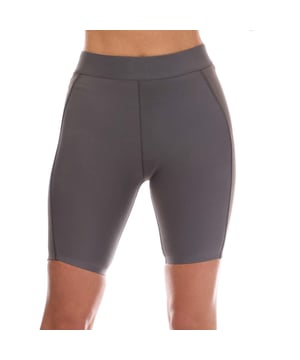 Dames Skins Series-5 Half Tights in houtskool.- Elastische tailleband.- Mesh zak.- Goud reflecterende logo's en stiknaden.- Ons hoogste niveau van compressie voor minder vermoeidheid en betere prestaties.- 76% Nylon 24% Elastane.- Ref: SF40500029118