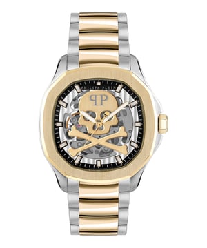 Dit Philipp Plein Heren horloge beschikt over een Automatisch binnenwerk. De kast (42 mm mm) is vervaardigd uit RVS (Multi) en heeft een Mineraalglas. De band is Multi RVS. Dit horloge uit de Philipp Plein $keleton $pectre reeks is een mooi en tijdloos geschenk. Verras jezelf of iemand anders met dit cadeau. Bovendien geniet u hierbij van 2 jaar garantie tegen alle fabricagefouten.