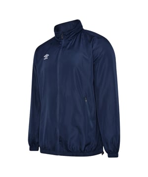 Material: 100% Polyester. Innenfutter: Mesh. Design: Gestapeltes Logo. Stoff-Technologie: Leicht, Wasserdicht. Manschette: Elastisch. Ausschnitt: Kapuze, Stehkragen. Ärmel-Typ: Langärmelig. Kapuzen-Merkmale: Verdeckt. Taschen: Verschweißte Reißverschlusstaschen, verdeckt. Verschluss: Reißverschluss. Saum: Elastisch.