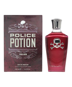 Police Potion For her, launched in 2023, is a Floral Fruity fragrance for women by Police. Perfect for Spring, this fragrance is mostly worn during the day and contains top notes of Red Berries, Red Apple and Bergamot. Middle notes of this fragrance are Orange Blossom, White Peach, Magnolia and Damask Rose with base notes of Vanilla, Caramel, Amber and Benzoin.