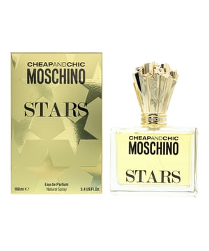 Stars is a floral fragrance by Moschino. It was released in 2014. The top notes are citron, may rose and peony. The middle notes are lily of the valley, orange blossom and jasmine. The base notes are driftwood, vetiver, ambroxan and amber.