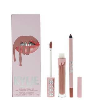 Kylie By Kylie Jenner Matte Lip Kit contains a lip liner and a matte liquid lipstick. The lip liner is ultra creamy, waterproof and lasts up to 24 hours.  For best results line and fill in using the liner and then use one coat of the matte liquid lipstick. The lipstick has a non sticky finish and is long lasting up to 8 hours of wear.