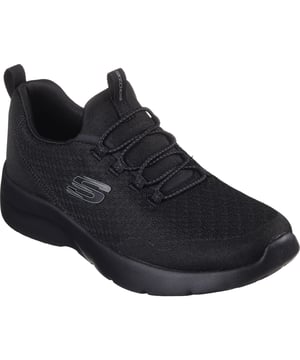 Sporty comfort and sleek design combine in Skechers Dynamight 2.0 - Real Smooth. This stretch-laced design features a mesh upper with synthetic hot melt overlays and a cushioned Skechers Memory Foam comfort insole.