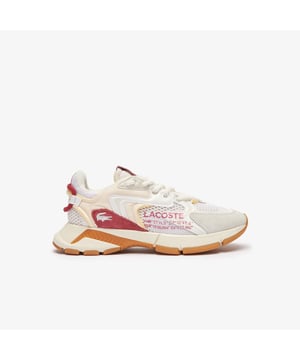 • Lifestyle sneaker • Synthetic and mesh upper • Leather and suede overlays • Lace fastening • Loop to rear • Lacoste branding to side • Crocodile branding to side heel • Chunky outsole.