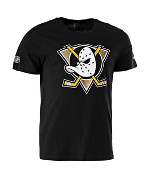 Fanatics Anaheim Ducks Camiseta de hombre de la tripulación de manga corta Camiseta de hombre negro 1108mblk2adadu