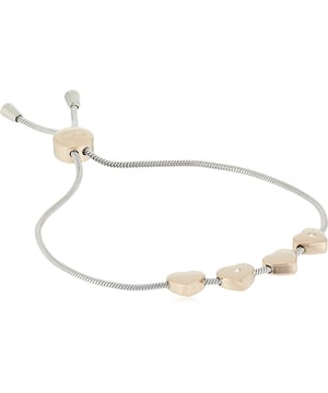 Dieses glänzende Armband für Damen von Tommy Hilfiger ist das perfekte Geschenk, um sich selbst oder einen geliebten Menschen zu verwöhnen. Das Armband besteht aus Edelstahl, ist in Silber/Roségold gehalten, hat eine Länge von 165 cm, wiegt 9 Gramm und hat an der breitesten Stelle eine Breite von cm. Das Tommy Hilfiger Damen Edelstahlarmband - Silber/Roségold 2780122 wird in einer beeindruckenden Geschenkbox geliefert und verfügt über eine zweijährige Garantie.