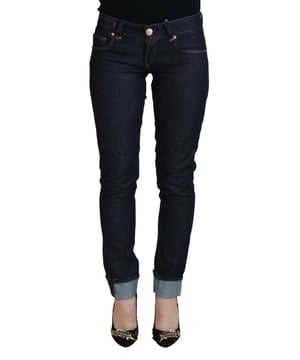 Brand: ACHT
  Condition: Brand New with Tags
  Style: Skinny Jeans
  Color: Blue
  Fit: Low Waist
  Closure: Zipper
  Details: Logo
  Material: 99% Cotton 1% Elastane