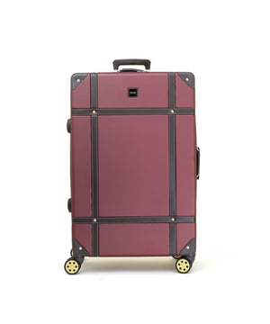 Introducing the Vintage Hard Shell Suitcase - a fusion of classic aesthetics and contemporary functionality, exclusively designed for Modern Explorers. This trunk-inspired masterpiece embodies timeless charm coupled with lightweight construction and robust durability.

Design Features:

A harmonious blend of classic and contemporary design elements.
Effortless gliding with 8 smooth-rolling wheels and a telescopic handle.
Crafted from impact-resistant hard shell ABS material for ultimate protection.
Reinforced corners safeguard against the rigors of baggage handling.
Integrated Travel Sentry-approved TSA combination lock ensures security without compromise.
Experience a luxurious interior with soft-touch lining, a mesh divider section, and a zipped pocket for organized packing. The suitcase also features a convenient zipped inside pocket and elasticated packing straps, ensuring your belongings remain securely in place during your explorations. Elevate your travel experience with the Vintage Hard Shell Suitcase - a symbol of style, durability, and convenience for the Modern Explorer.

Sizes:

Cabin/Small: 55 x 35 x 22cm, 3kg
Medium: 68 x 45 x 26cm, 4kg
Large: 78 x 50 x 29cm, 5kg
Full Available in 3 Sizes | Cabin/Small, Medium, Large.. Important Note: Please select preferred size. Sizes sold individually, not in a set.