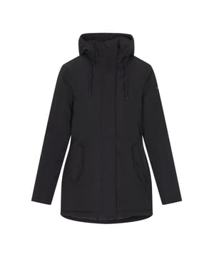 Bleiben Sie diesen Winter warm mit unserer unverzichtbaren wattierten Jacke, die für die kältesten Tage entwickelt wurde. Es verfügt über eine Kapuze mit verstellbaren Kordelzügen und einen hohen Kragen für zusätzlichen Schutz sowie einen mit Druckknöpfen gesicherten Frontreißverschluss. Mit Pattentaschen, Reißverschlussfach und langen Ärmeln. Die Jacke ist aus wasserdichtem Material (5000 mm) gefertigt, sodass stürmisches Wetter kein Problem darstellt.  Winterjacke