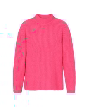 Dieser Rundhalspullover mit Melange-Muster ist ein Strick-Essential. Der Rundhalsausschnitt mit Rippbündchen und die lockere Passform sorgen für ein gemütliches Tragegefühl. Dieser Pullover mit langen Ärmeln und überschnittenen Schulternähten für Wärme und Komfort strahlt lässige Eleganz aus.  Zur Seite fahren