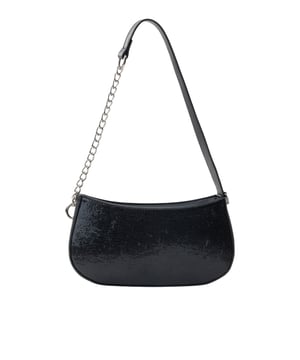 De mini-schoudertas van myMo ROCKS is een stijlvolle optie voor je essentials. Het minimalistische model van kunstleer heeft een lichte slangenlook met deels contrasterende kleuren. De korte schouderband bestaat voor de helft uit een schakelketting, wat hem een ​​licht rotsachtige charme geeft. Er kan nog een lange draagriem worden geïntegreerd, die nog meer draagmogelijkheden biedt.  Kleine tas