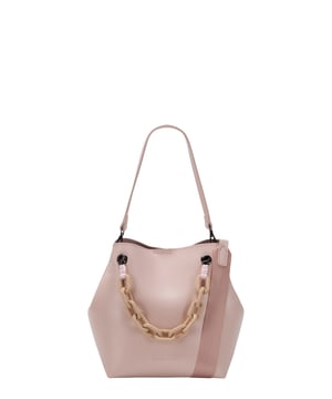 Need a new statement bag? From lunch with the girls to Mondays in the office, this stylish piece will elevate any outfit for any occasion. With its unique silhouette and minimalistic design it is bound to become your new staple bag of the season. This wardrobe favourite is roomy with the option of two different detachable and adjustable shoulder straps, giving you the ultimate choice to match any fit. Features: , Claudia Canova blind debossed logo, Mag-dot fastenings, Chain detailing, Adjustable and detcachable straps, Gunmetal hardware, Side clip feature to widen the bag if needed Style Ref: 84306 PINK