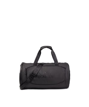 Unisex-Reisetasche mit Reißverschluss. fehlende Innentaschen. Eine Vorderseite mit Reißverschluss, eine Rückseite mit Reißverschluss und eine Seite mit Reißverschluss-Außentaschen. im PVC-Schultergurt. fehlender Griff. ein Innenfach.  Außenmaterial: Innenmaterial: 100 % Polyester. Maße: 44x26x25 cm. Modeprodukt