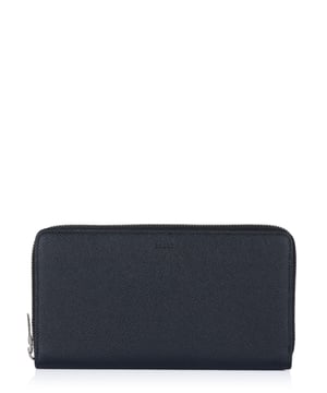 100% Kalbsleder; Bally Brieftasche; Modell: 58434916418 F216; Hochwertig verarbeitet; 100% Leder; Verschluss: Reißverschluss; Münz- und Kartenfächer; Maße (cm): 11 x 20 x 2; Bally-Logo-Details