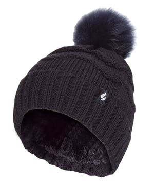 Ladies black beanie sale