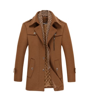 [Materiaalonderhoud] SUPERIEUR MATERIAAL-Wol 30% Polyester 70% Het is comfortabel, ademend, zachter, gladder, gemakkelijker te wassen en behoudt de vorm. Het ademt vrij en absorbeert zweet. WASSEN-Stomen wordt aanbevolen; handwas is mogelijk, maar met koud water. VEELZIJDIGE GELEGENHEID - Het is geschikt voor meerdere gelegenheden, zoals het dagelijks leven, zakelijke bijeenkomsten, modieuze feesten, elke grote vakantie, enz. [Pakket] 1 * Jas