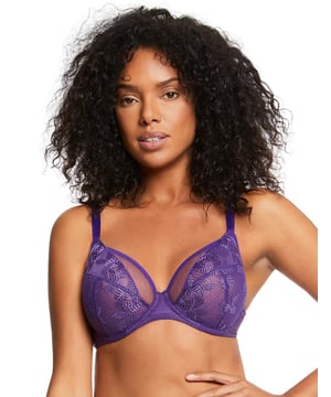 Amoureuse Women's Plus Size Embroidered Underwire Bra - 38 B
