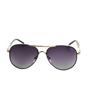 Must Have unisex aviator style sunglasses with polarized lenses and UV 400 protection, designed to provide maximum eye protection and style.

 With a sturdy and elegant metal frame, they feature gold details that add a touch of sophistication.

 UV 400 polarized lenses block 100% of UVA and UVB rays, reducing glare and providing clearer, more comfortable vision.

 The design includes the brand's logo engraved on the temples and discreetly on one of the lenses, highlighting its authenticity and distinctive character.

 They include a soft cleaning cloth to keep your lenses spotless and a protective case to store them safely.

 Perfect for complementing any look, these glasses are ideal for those looking for protection and style in one piece.
 Measures: Lens height: 50 mm, Lens width: 58 mm, Bridge: 15 mm, Temples: 140 mm
 Composition: Metal
 Care:
- Wash only with water or, if necessary, a mild soap.
 - Dry with a soft cloth to avoid scratches.
 - Avoid contact with harsh surfaces or abrasive liquids.