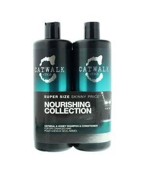 Tigi Catwalk Oatmeal And Honey Nourishing Collection Shampoo & Conditioner duo has been specially designed to protect hair from heat damage and helps to smooth dry, damaged hair and replenish moisture and shine, leaving hair soft and silky. Enriched with Acacia Honey, Wheat Protein and Vitamin E helps dry and damaged hair restore its moisture and shine leaving it silky soft and beautifully scented.