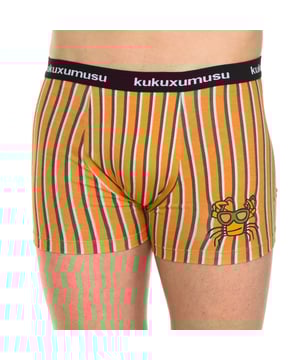 Boxer Kukuxumusu.
 Illustrations of the brand as decoration on the boxer briefs.
 It is a thin, elastic, soft, comfortable and fun boxer! An option to dress inside with a touch of good humor and infect yourself with it all day. The fabric adapts very well to the body so that when you wear it you don't even notice it. The rubber bands and thread with which it is made are ultra soft.
 Elastic waistband with the brand name printed consecutively.
 Matching seams.
 Composition: 95% Cotton, 5% Elastane
 Care:
Care:
 - Machine wash maximum 30ºC.
 - Do not use bleach.
 - Iron at low temperature.
 - Do not use dryer.
 - Do not dry clean.