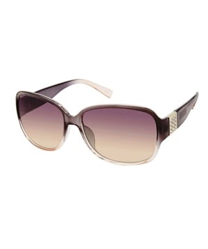 Gafas de sol de mujer de color gris - Guess GF0411-5820B• material: resina• color: gris• tamaño: 58/15/135 mm (longitud de la lente / ancho del puente / longitud de la varilla)  DEGRADED-CATEGORY 3