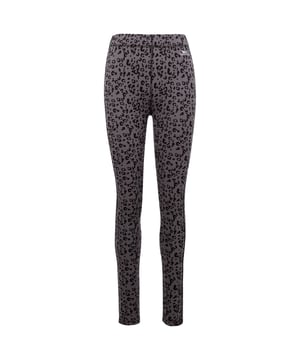 92% Polyester, 8% Elasthan. Material: 4-Wege-Stretch, Fleece, Gestrickt. Design: All-Over-Druck, Leopardendruck. Stoff-Technologie: Feuchtigkeitsableitend, schnell trocknend. Beidseitig tragbar. Taillenbund: Gummizug.