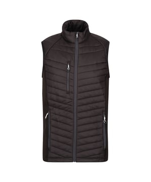 Gewebetechnik: Atmungsaktiv, Wärmespeicherung, isolierend. Polyamid, Polyester. Gewebe: Extol-Stretch, Warmloft-Isolierung. Füllung: Leicht. Design: Gesteppt. Durchgehender Reißverschluss. Mit Stretch, Stretch-Segmente. Taschenart: Zwei Taschen unten, 1 Brusttasche, Reißverschluss. Nachhaltigkeit: Aus recyceltem Material. Ärmellos. Stehkragen.