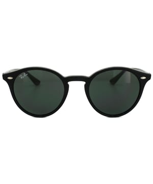 Ray-Ban Zonnebril 2180 601/71 Zwart Groen zijn een uitstekende toevoeging aan Ray-ban iconische zonnebril variëren met deze retro ronde stijl met de onmiskenbare details van Ray-Ban dat het een instant klassieker maakt. De scharnierpennen die uit de Wayfarer zijn gehaald, samen met de gevleugelde tempels en Ray-Ban-logo zijn kenmerkende stukken, maar de sleutelgatbrug en vaak matige afwerkingen zijn nieuw en opwindend.