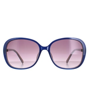 Die Ted Baker Butterfly Womens Dark Blue Grey TB1603 Rios Sonnenbrille ist eine elegante Schmetterlingsbrille, die Raffinesse und Klasse ausstrahlt. Das hochwertige Acetat-Material sorgt für Langlebigkeit und Komfort, so dass Sie die Brille den ganzen Tag lang tragen können, ohne dass es unangenehm wird. Das Ted Baler-Logo auf den schmalen Bügeln sorgt für Markenauthentizität.