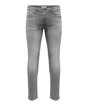 Only & Sons Jeans: Die Jeans, die zu Ihnen passt Suchen Sie eine Jeans, die Ihnen einen modischen und lässigen Look verleiht? Dann sind die Jeans von Only & Sons genau das Richtige für Sie. Diese Jeans ist ein echter Allrounder: Sie hat eine schmale Passform, einen Reißverschluss mit Knopf, eine normale Leibhöhe und ein schmales, gerades Bein. Das macht sie zu einer schicken und modernen Hose, die zu jedem Outfit passt. Die Jeans von Only & Sons sind nicht nur stylisch, sondern auch bequem. Es ist aus flexiblem Stretch-Denim gefertigt, der Ihnen optimale Bewegungsfreiheit bietet. Außerdem verfügt es über eine schmale Beinöffnung, Gürtelschlaufen, Nieten aus Rotguss und einen 5-Pocket-Stil. Dies gewährleistet eine perfekte Passform und einen hohen Tragekomfort. Die Jeans haben eine mittlere Waschung, die Ihrem Outfit einen verblassten und eingetragenen Denim-Look verleiht. Die Jeans von Only & Sons sind die perfekte Jeans für Männer, die eine Jeans suchen, die zu ihnen passt. Bestellen Sie es jetzt und überzeugen Sie sich selbst von diesem tollen Produkt. Sie werden es lieben.