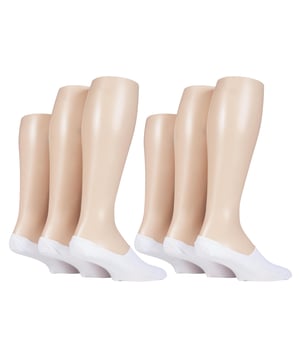 If you want your socks to go unnoticed, then these Gentle Grip Invisible Socks are a must for you. Whether, you're wearing trainers, brogues or even smart shoes, these socks will be entirely hidden. A comfortable feature of these socks includes a silicone grip around the heel to keep the sock firmly in place. Let your feet breathe in these soft-touch invisible socks. 6 pairs. These socks are available in sizes 6-11 UK in colours. 72% Cotton, 23% Polyester, 5% Elastane.