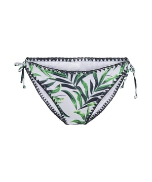 Ontdek de vrijheid van de bohemian stijl met onze bikinislip. De normale pasvorm en elastische tailleband bieden optimaal comfort en ondersteuning. Met de kanten kun je je eigen stijl creëren en je onderscheiden van de massa. Ervaar ongeëvenaard comfort, terwijl de normale snit van de pijpen een flatterend silhouet tevoorschijn tovert. Perfect voor dagen op het strand of bij het zwembad, deze slip belichaamt de casual boho vibe. Wees klaar om je innerlijke vrije geest te laten zien en voel je comfortabel in dit unieke ontwerp. De bohemian stijl geeft deze bikinislip een tijdloze elegantie. Een essentieel stuk voor elke moderne strandgarderobe. Koop nu je nieuwe favoriete metgezel voor ontspannen dagen onder de zon.