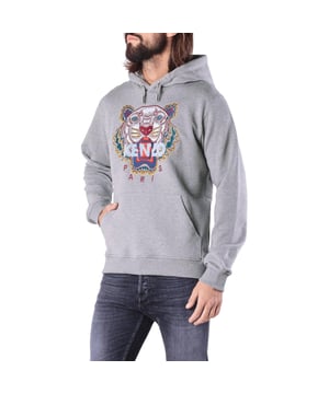 The Parisian House Of Kenzo Is Not Only Known For The Iconic ‘Tiger’ But Has Created A Collection Must Have For Aany Fashion Enthusiast. Kenzo Is Made Elegant With Its Sleek Lines And Refined Finishes As They Reinvent The Signature Tiger Motif

Kenzo Men's Sweatshirt
Style Code : F865SW4154XA
Style Name : Tiger Hoodie
100% cotton
Made In Portugal
Regular Fit
Iconic Embroidered Tiger On Chest
Adjustable Drawstring
Ribbings Cuff And Hem
Machine Washable