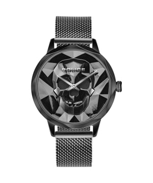 Police PL16074MSB02M - Reloj para mujer cuarzo acero inoxidable• material: acero inoxidable• cristal: minèral• pulsera: acero inoxidable• correa: negro• resistencia al agua: 0 m (0 ATM)• tamaño de la caja: 36 mm