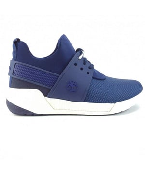 Basket Timberland Kiri Up Damen Blau Synthetik. Authentischer Schuh der Marke Timberland - Streetwear/Sportswear-Design von Timberland - Timberland für Damen, modisch und perfekt für den Alltag - Basket Timberland in Blau lässt sich perfekt mit Ihrer Garderobe kombinieren - bequeme Synthetikmaterialien - klassische Schnürsenkel - Kiri Up - Synthetik.