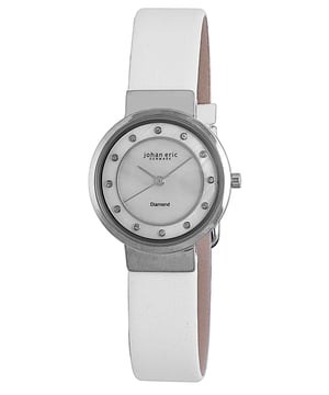 Johan eric: arhus diamond women's mother of pearl watch..