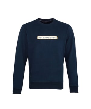 Casual trui van Emporio Armani met merklogo in een regular fit. Eenvoudig en veelzijdig.