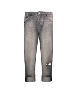 Emporio Armani 6Y6J04 6DEPZ 0206 Black Jeans. Feel confident and stylish in black Jeans from Emporio Armani, crafted with premium denim and featuring the iconic Emporio Armani logo. Let your look shine with these jeans, designed to flatter and make a statement. Dare to be different!. Regular Waist, Tapered Leg, Emporio Armani Black Jeans. 99% Cotton, 1% Elastane Stretch Denim, Faded Denim. Large Branded Badge, Worn Look Denim Wash. Style Code: 6Y6J04 6DEPZ 0206