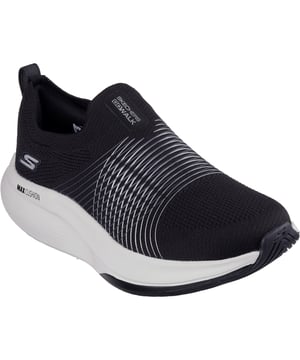 Geniet van maximaal comfort met een klassieke stijl in de Skechers GO WALK Max Walker - Sally. Dit innovatieve wandelontwerp heeft een gemanipuleerd gebreid bovenwerk met een haptische print en een Skechers Air-Cooled Goga Mat binnenzool.